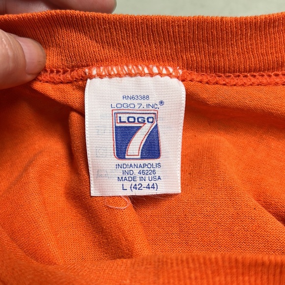 Vintage Reese’s Peanut Butter Cup Orange Tee Made in USA Unisex - Picture 6 of 7